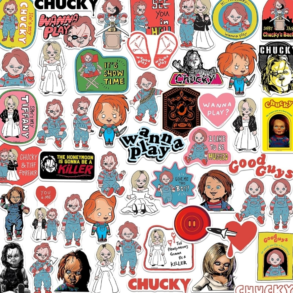 10 chucky stickers
